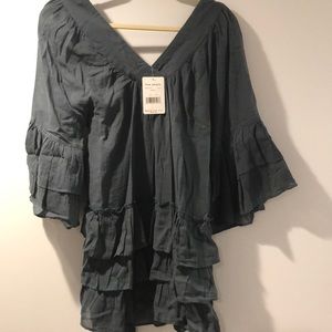 Free people Forest Green Top